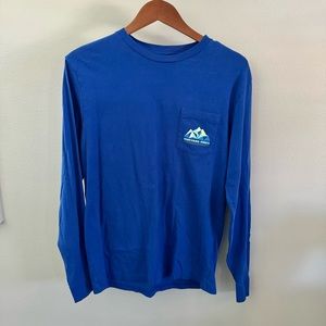 VINEYARD VINES | long sleeve royal blue tee